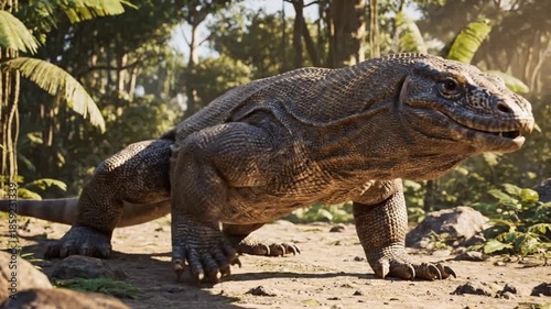 komodo on the forest 