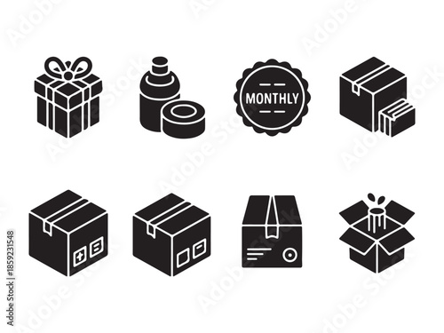 set of icons for design