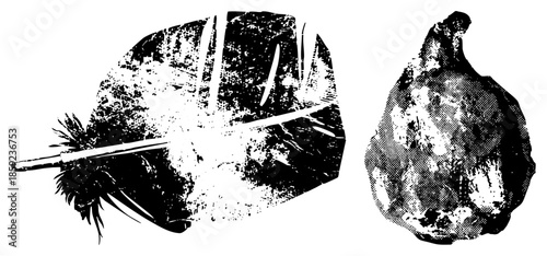 arrowhead and stone tool vector illustration