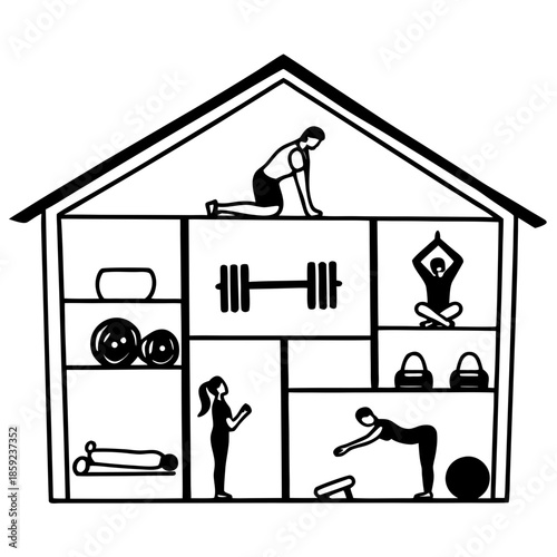 Home gym setup