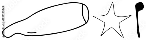 bottle star spoon set