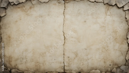 Old Paper Texture with Tinted Edges and Vintage Worn Appearance