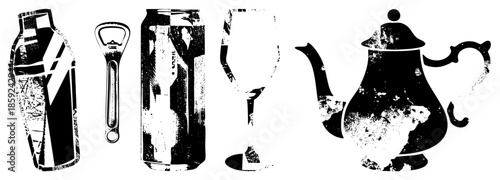 bar tools and drinkware set