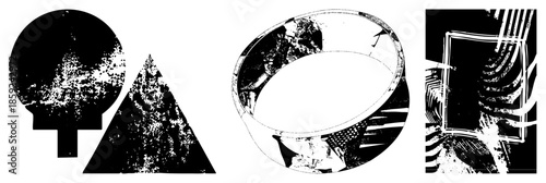 geometric shapes abstract vector art