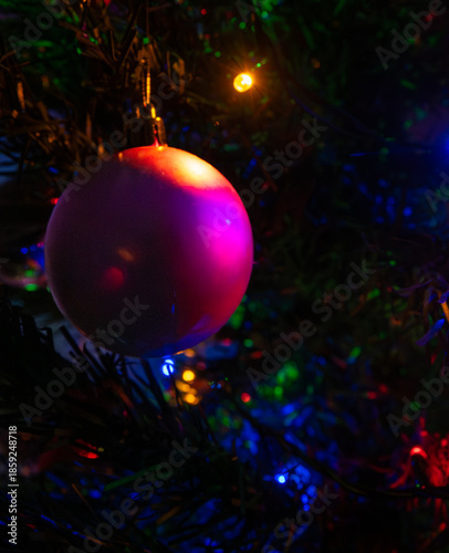 Christmas decoration ball tree light bubble 