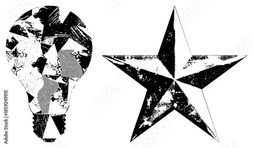 lightbulb and star graphic