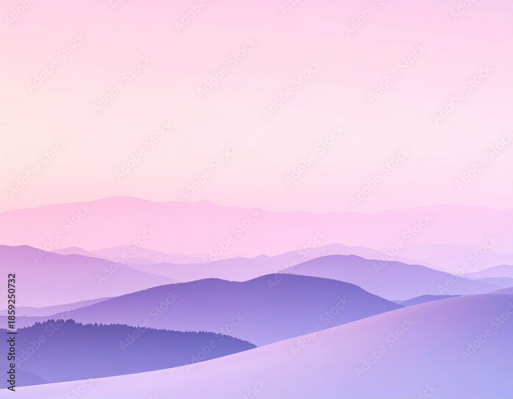 Obraz premium 柔らかな光と霧が広がるミニマル抽象背景, AI生成画像