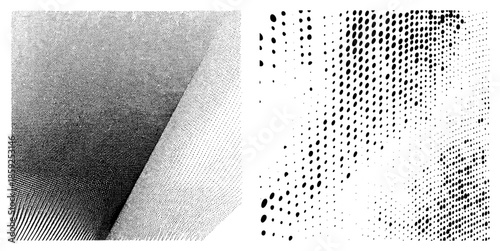 Abstract halftone vector design