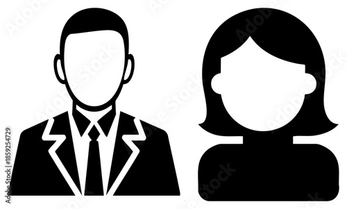 businessman and woman