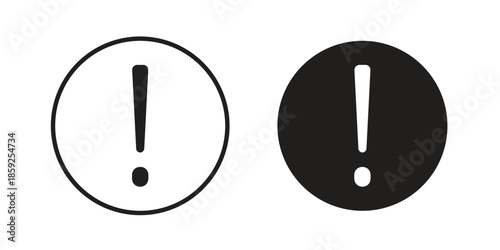 Alert icons symbol collection. Vector Illustration. vector icon set.