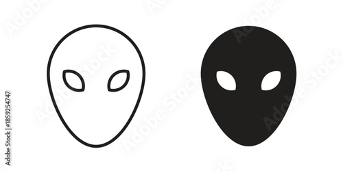 Alien icons symbol collection. Vector Illustration. vector icon set.