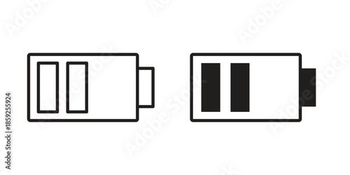 Battery icons symbol collection. Vector Illustration. vector icon set.