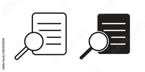 Case study icons symbol collection. Vector Illustration. vector icon set.