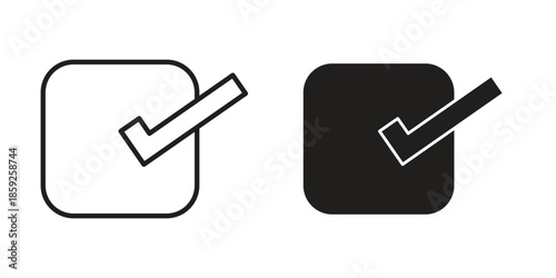 Check mark icons symbol collection. Vector Illustration. vector icon set.