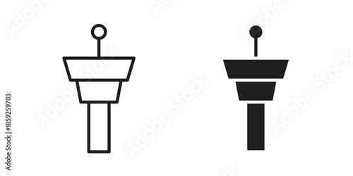 Control Tower icons symbol collection. Vector Illustration. vector icon set.