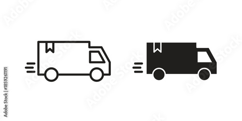 Delivery icons symbol collection. Vector Illustration. vector icon set.