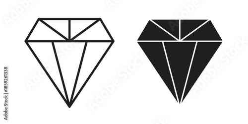 Diamond icons symbol collection. Vector Illustration. vector icon set.