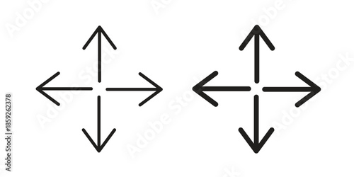 Drag icons symbol collection. Vector Illustration. vector icon set.