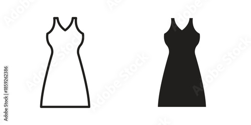 Dress icons symbol collection. Vector Illustration. vector icon set.
