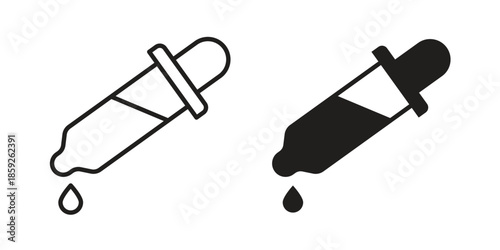 Dropper icons symbol collection. Vector Illustration. vector icon set.