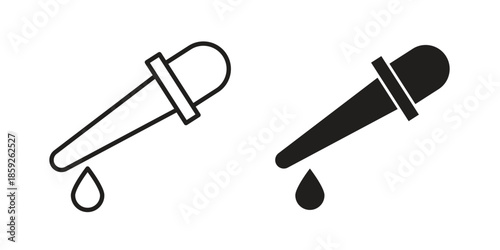 Dropper icons symbol collection. Vector Illustration. vector icon set.