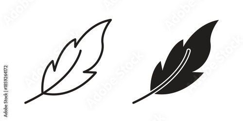 Feather icons symbol collection. Vector Illustration. vector icon set.
