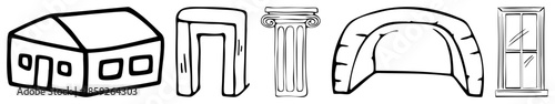 architectural elements set