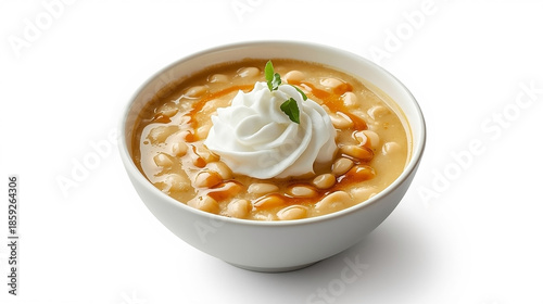 Sweet Bean Porridge Whipped Cream