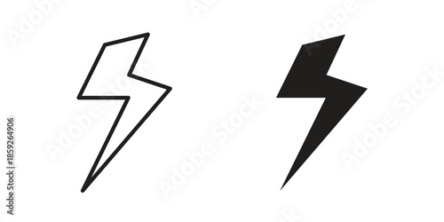 Flash icons symbol collection. Vector Illustration. vector icon set.