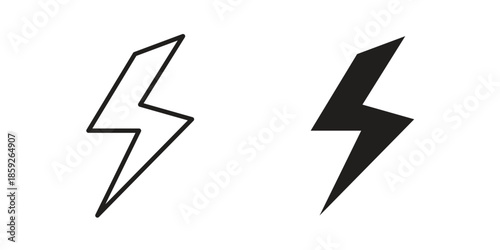 Flash icons symbol collection. Vector Illustration. vector icon set.