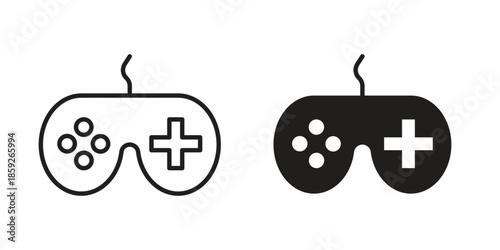 Gaming controller icons symbol collection. Vector Illustration. vector icon set.