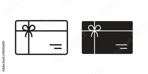 Gift card icons symbol collection. Vector Illustration. vector icon set.