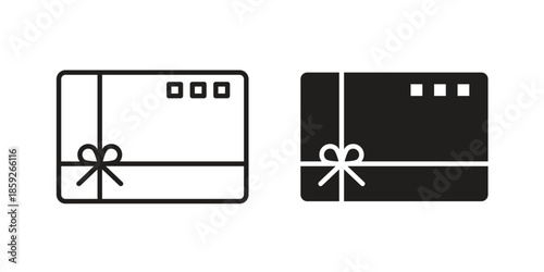 Gift card icons symbol collection. Vector Illustration. vector icon set.