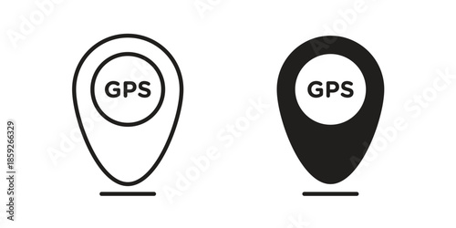 Gps icons symbol collection. Vector Illustration. vector icon set.