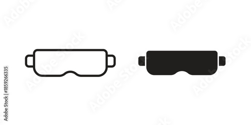 Goggles icons symbol collection. Vector Illustration. vector icon set.