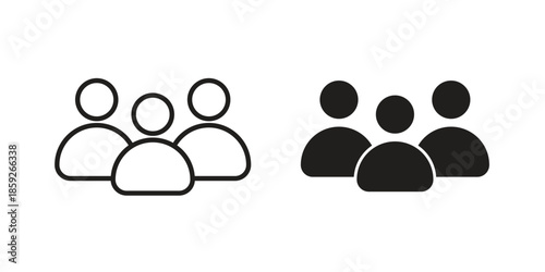 Group icons symbol collection. Vector Illustration. vector icon set.