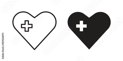 Health care icons symbol collection. Vector Illustration. vector icon set.