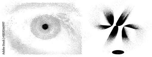 Abstract halftone isolated