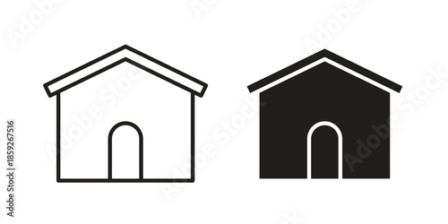 House icons symbol collection. Vector Illustration. vector icon set.