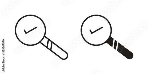 Inspection icons symbol collection. Vector Illustration. vector icon set.