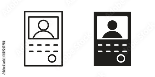 Interphone icons symbol collection. Vector Illustration. vector icon set.