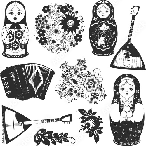 Russian Culture Illustration 