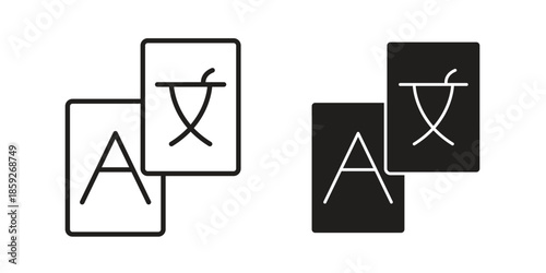 Language icons symbol collection. Vector Illustration. vector icon set.