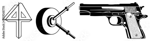 three vector isolated