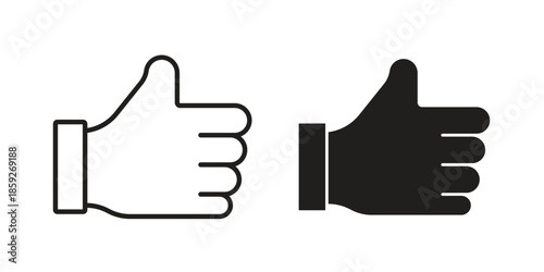 Like icons symbol collection. Vector Illustration. vector icon set.