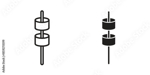 Marshmallow icons symbol collection. Vector Illustration. vector icon set.