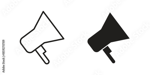 Megaphone icons symbol collection. Vector Illustration. vector icon set.