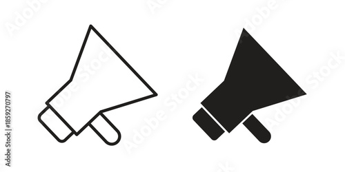 Megaphone icons symbol collection. Vector Illustration. vector icon set.