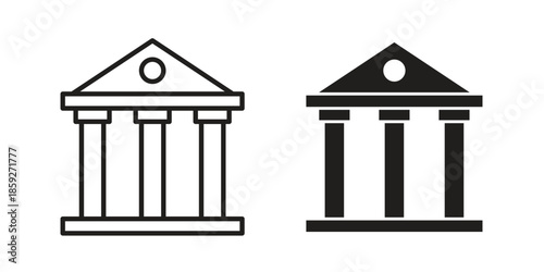 Museum icons symbol collection. Vector Illustration. vector icon set.