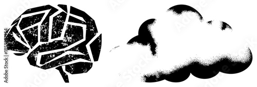 brain emitting cloud